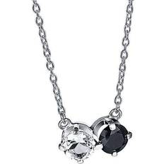 Efva Attling The Storm & Halsband Silver Crystal Q./Onyx 40-45
