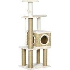 Pawhut Cat Tree Climbing Tower Scratching