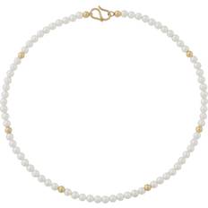 Edblad Pärlor Halsband Edblad Lilly Necklace - Gold/Pearls