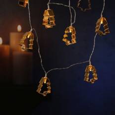 Goud Kerstlampjes LED Lichterkette Backförmchen 8 Warmweiße LED