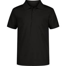 L Polo Shirts Nautica Little Boys Short Sleeve Performance Polo Black Black