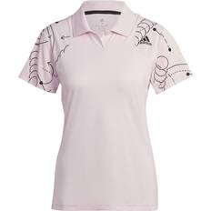 Kyllä - Vaaleanpunainen Polo paidat adidas Club Graph Polo - Pink