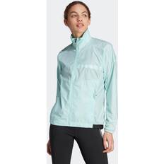 Running - Turquoise Jackets Adidas Damen W Mt Wind Jacke Windbreaker, Aqusem