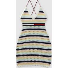 Tommy Hilfiger Multicolor Vestidos Tommy Hilfiger Jeans Ultra Cotton-Crochet Mini Dress