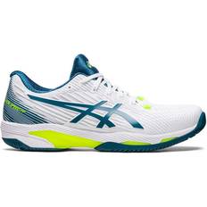 Herr - Turkosa Racketsportskor Asics SOLUTION SPEED FF White/Restful Teal