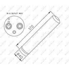 Cheap Air Conditioners NRF 33285 Air Conditioning Dryer OE 80351SMGE01,80351SMGE02