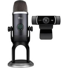 Blue yeti x Logitech Blue Microphones Yeti X USB Microphone Dark Gray with C922 Pro Webcam