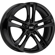 20" - 5/108 Autofelgen TEC As4 evo Schwarz glanz 8.5x20 5x108 ET45