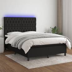 Tweepersoonsbed Continentaal Bedden vidaXL Boxspring Met Matras En LED 140x200 cm