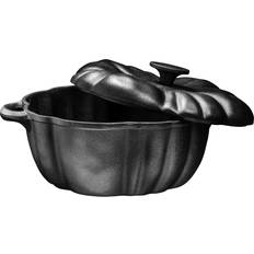 Cast Iron Stockpots Bruntmor Pre-Seasoned Cast Iron Pumpkin