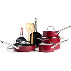Cookware Epoca Volcano Textured Ceramic Nonstick, Pots Cookware Set with lid