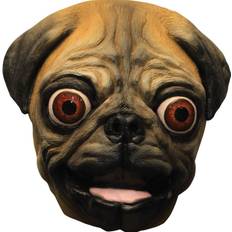 Maskerad Ghoulish Productions Pug Mask Adult Halloween Accessory
