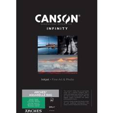 Carte per acquerello Canson Infinity Arches Aquarelle 100% fein 310g Box A3 25H Naturweiß