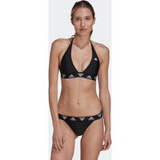 Adidas Bikinitops Adidas Performance Niet-Voorgevormde Triangel Bikini - Zwart/Wit