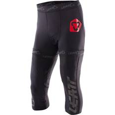 Parastinchi LEATT Knee Brace Pantaloncini corti, nero-rosso, dimensione XL 2XL per uomo