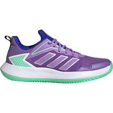 Argento Scarpe da sport per racchetta Adidas Defiant Speed Clay Viola Verde Donna Hq8465