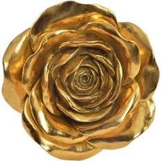 Oro Decoraciones de Pared Dkd Home Decor Dorado Flor Romántico 18 x 8 x 18 cm Decoración de Pared