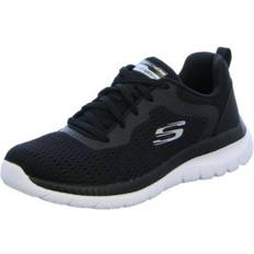 Skechers Blanco Zapatillas Skechers Bountiful Mujer 12607 BKW Negra