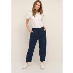 Orange - Women Trousers & Shorts Kaffe Women's 7/8 Pants Merle - Bleu