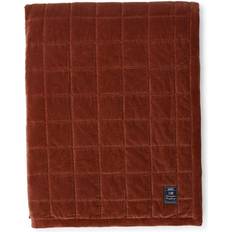 Lexington Colchas Lexington Cotton Velvet quilted Bedspread Brown