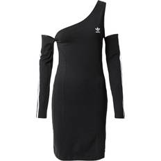 Adidas Vestiti Adidas Cutout Long Sleeve Dress - Black