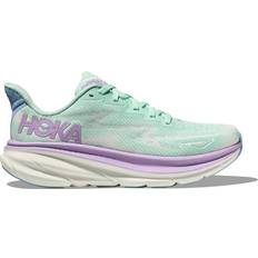 Green - Women Sport Shoes Hoka Clifton 9 W - Sunlit Ocean/Lilac Mist