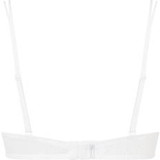Calvin Klein Sheer Marquisette Demi Lift Bra - White