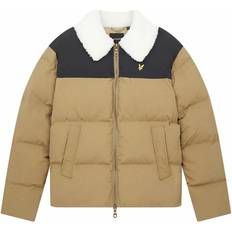 Bronze - Herre Jakker Lyle & Scott Borg Collor Puffer Jacket Camel Bronze