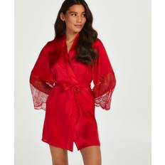 Rojo Batas Hunkemöller Satin Kimono Red