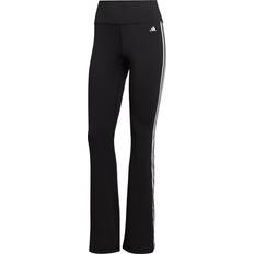 Adidas black womens shorts adidas Women's Train Essentials Stripe Flared Tights- Black, Black, 2Xs, Women