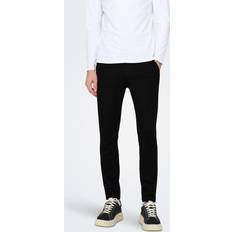 Only & Sons Onsmark Tap Crop 0209 Pant Cs Svart