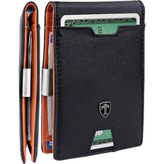 Austin Wallet - Black/Orange