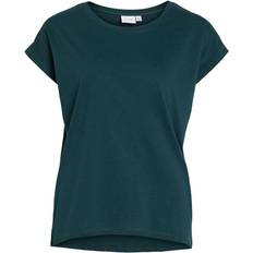 Vila O-ringad T-shirt Grön