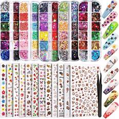 Nail Products Teenitor Nail Art Decoration Kit 18-pack