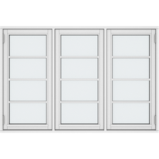 Klarvinduer BH3-12_138 Aluminium, Træ Sidehængt vindue Vindue med 2-lags glas 119x75cm