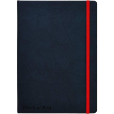 Black n' Red A5 Hardback Casebound Business Journal Ruled & Numbered 144 Page