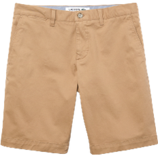 Lacoste Stretch Trousers & Shorts Lacoste Slim Fit Stretch Gabardine Bermuda Shorts - Beige