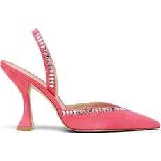 Paars - Vrouw Sandalen met hak Stuart Weitzman Gemcut Xcurve 100 Heeled Shoes - Roze