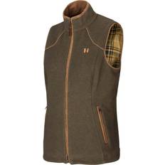 Härkila Vests Härkila Sandhem Lady Fleece Waistcoat - Willow Green Melange