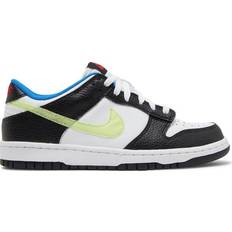 Nike Nylon Trainers Nike Dunk Low GS - White/Black/Signal Blue/Light Lemon Twist