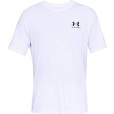 Under Armour Left Chest Logo Short Sleeve Men's - White/Black