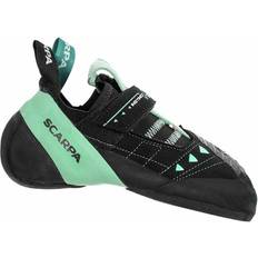 Synthetic - Women Climbing Shoes Scarpa Instinct VS W - Black/Aqua