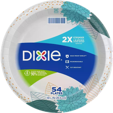 Dixie Disposable Plates Everyday 10 1/16" 54pcs