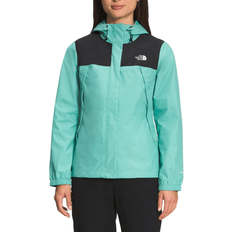 Turquoise - Women Rain Clothes The North Face Women's Antora Jacket - TNF Black/Wasabi