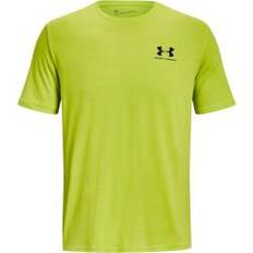 Under Armour Men's Sportstyle Left Chest Short Sleeve Shirt - Velocity/Black