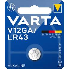 LR43 Baterías y Cargadores Varta V12GA