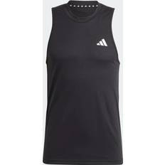 Fitness - Herren Tanktops Adidas Train Essentials Feelready Training Tank Top - Black/White