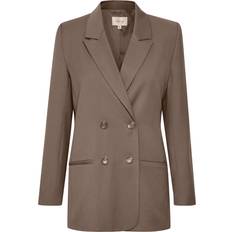 Brune - Dame Dressjakker Gestuz Paula Blazer - Walnut