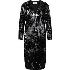 Mads Nørgaard Klänningar Mads Nørgaard Neo Sequins Phalia Dress - Svart