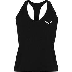 XS Canottiere Salewa Women's Lavaredo Hemp Crop Tank Top - Black